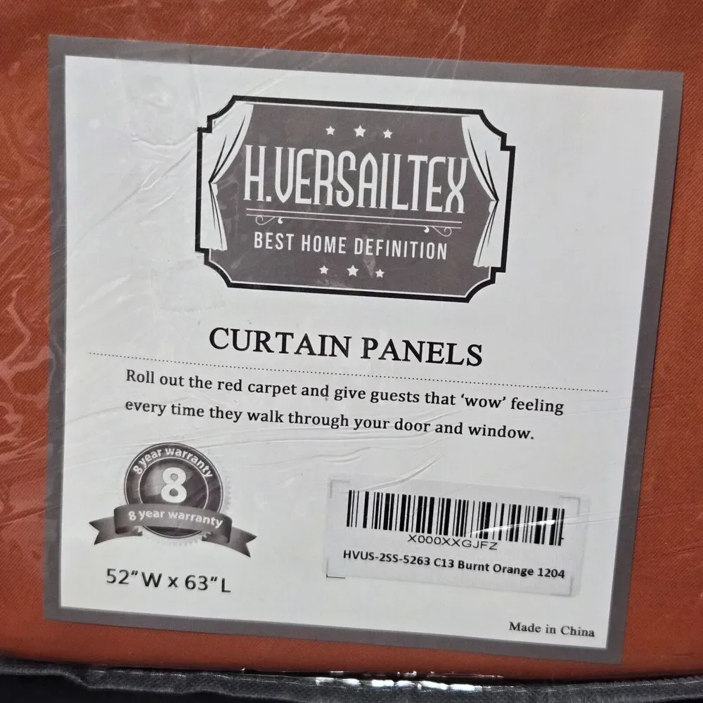 H. Versailtex‎ Curtain Panels Beige 52